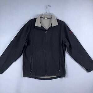 Barco Uniforms KFC Work Jacket Womens Size Small Fleece Lined Pockets Black